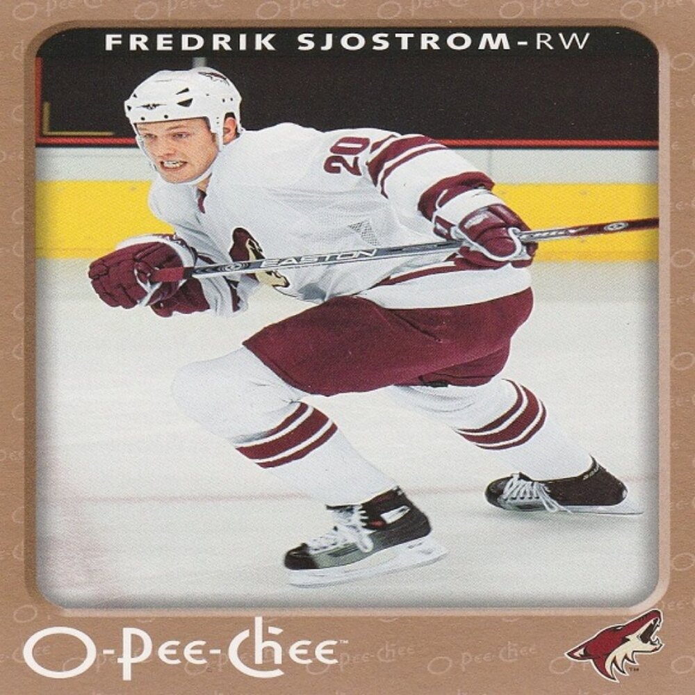 Fredrik Sjostrom - 2006/2007 O Pee Chee Hockey Card